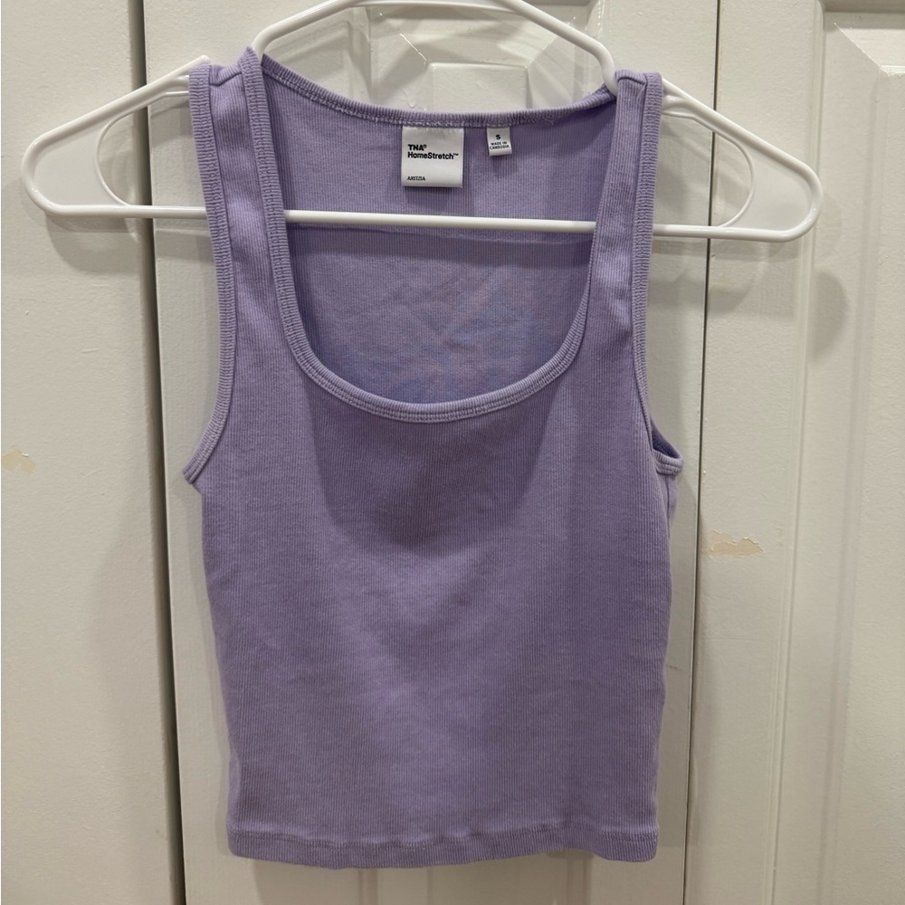 Aritzia Homestretch Smooth Squareneck Waist Tank